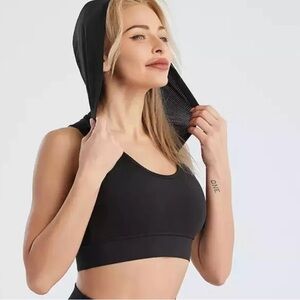 Yelete Black Sports Bra